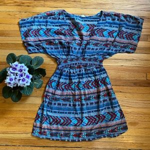 Xhilaration Tunic Top, Mini Dress, Swim Coverup, Abstract Pattern